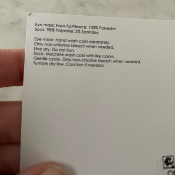 NWT - Penguin Fuzzy Sleep Eyemask and Fuzzy Sock Set (one-size) - Picture 3 of 3